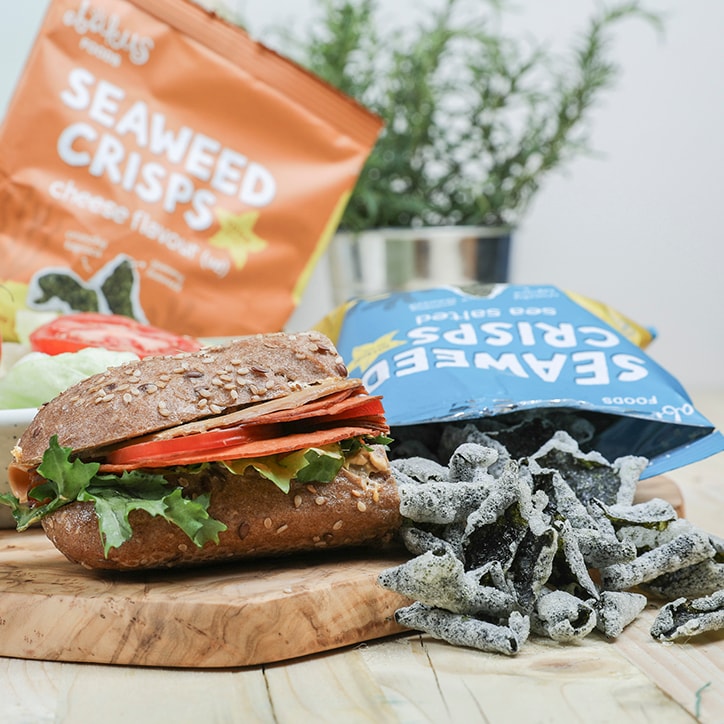 Abakus Foods Seaweed Crisps Lightly Salted 18g